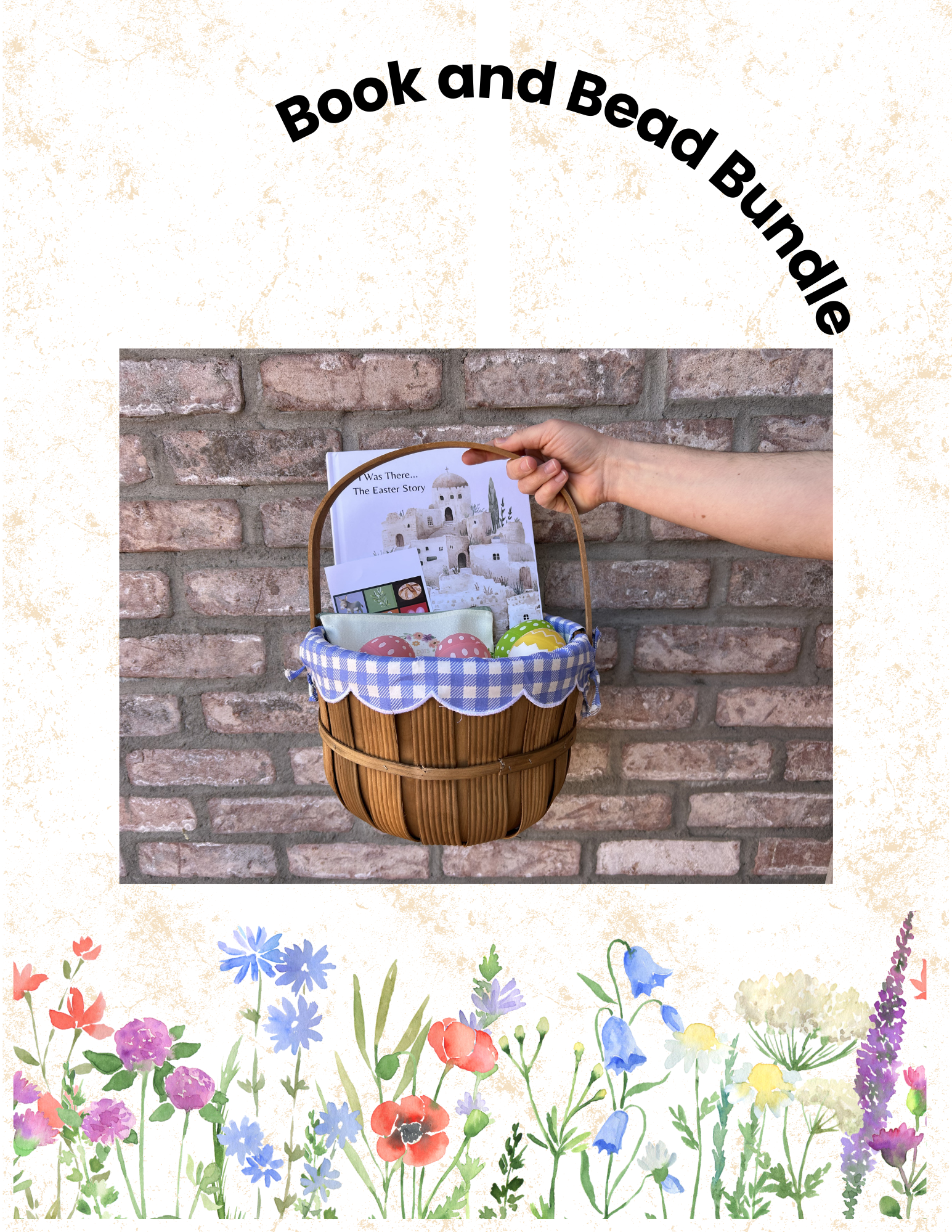 I Was There The Easter Story Book and Retelling Beads Bundle
